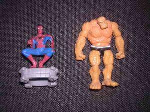 Spiderman & The Thing La Mole Miniaturas Coleccionable
