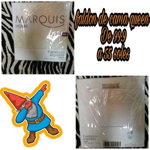 Fqldon de Cama Marquis Talla Queen