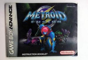 Manual Metroid Fusion - Game Boy Advance, Gba