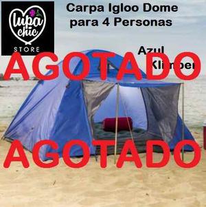 Carpa 4 Personas Azul Igloo Dome Klimber Camping