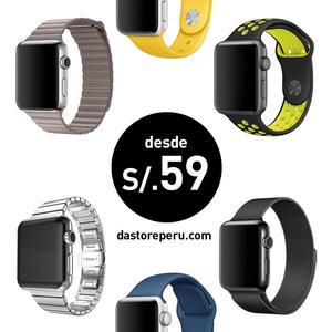 Correas Apple Watch Calidad A1 Modelos Variados Silicona