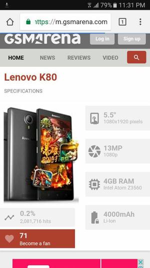 Lenovo K8, La Bestia de 4 Gb Ram Y 64 Gb