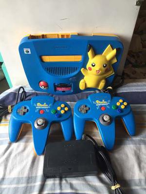 Nintendo 64 Japones Edicion Limitada Pikachu Pokemon