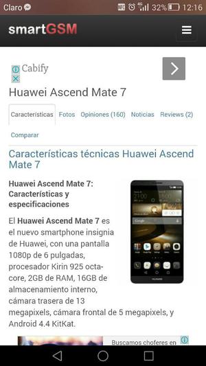 Vendo O Cambio Huawei Mate 7