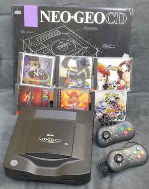 Neo Geo Cd Con 2 Mandos Y 6 Juegos