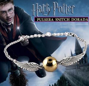 PULSERA SNITCH DORADA: Harry Potter