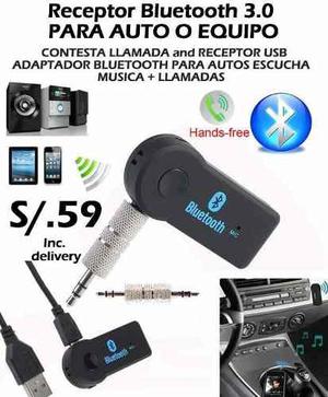 Receptor De Bluetooth 3.0 Para Auto O Equipo