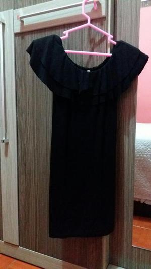 Vestido Talla S Color Negro Nuevo