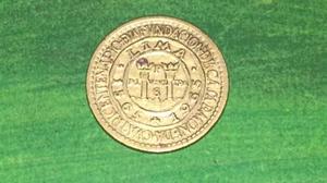 Antigua Moneda De Un Sol De Oro  Cuatricentenario