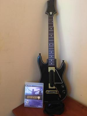 Guitarra Y Juego de Guitar Hero Livetodo