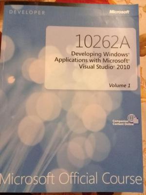 Libros de certificación microsoft de Visual Studio 