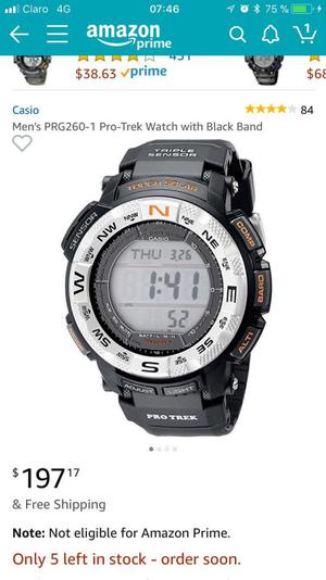 Reloj Casio ProTrek PRG260 como nuevo en caja!!