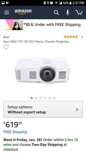 Dlp Hd Projector With Samsung Speaker