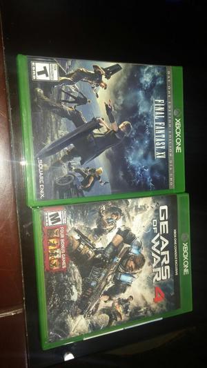 Juegos Xbox One: final fantasy xv y gears of war 4