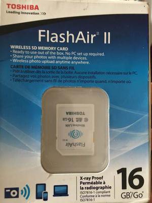 Memoria Toshiba Sd 16 Gb Wireless - Flash Air