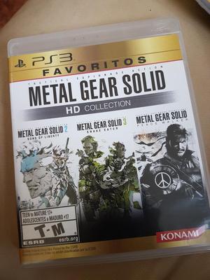 Metal Gear Solid (1,2,3) Ps3