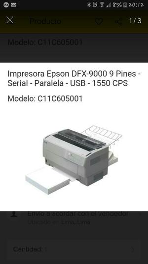 Ocasion Impresora Epson Dfx 