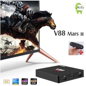 Tv Box V88 Mars Ii Quadcore 4k 2gb8gb Android 6.0