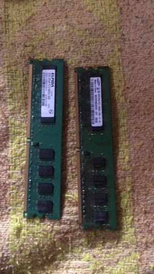 Vendo Memoria Ram de DDR2 de 2Gb