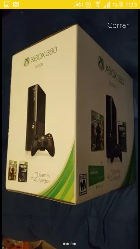 Xbox 360 Con Caja De 250 Gb 1 Mando Juegos Digitales Y Caja