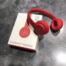 vendo audifonos beats solo3 special edition red traidos de