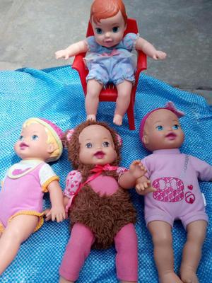 4 Muñucas Baby Alive Usadas Precio Remat
