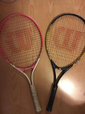 Raquetas Wilson usadas