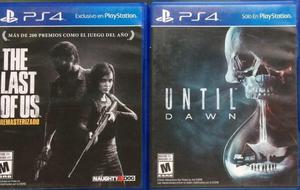 The Last Of Us y Until Dawn Vendo O cambio juegos