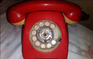 Telefono vintage decoración