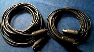 cable de audio 7m con conector speakon 2 unidades