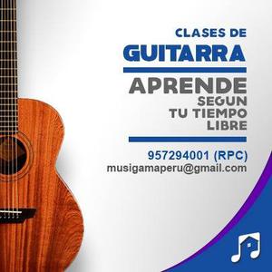 Clases De Guitarra A Domicilio - Aprenda Facil