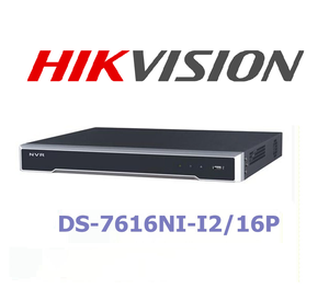 NVR HIKVISON 4K ULTRA HD 16Ch | HASTA 12MP |16 Puertos POE