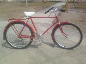 Bicicleta Antigua Color Rojo