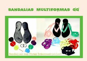 Sandalias Multiformas Y Colores