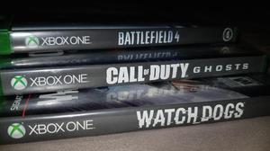 Battlefield 4, Call Of Duty Ghosts y Watch Dogs XBOX ONE