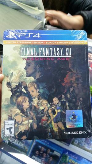 Final Fantasy Xii The Zodiac Age Steelbook Nuevo Sellado