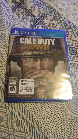 Juego Ps4 Call Of Duty Wwii