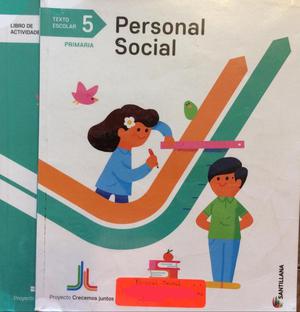Libro Personal Social Santillana 5To Pri