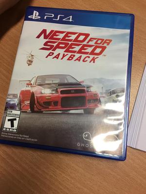 Need For Speed Payback Play Station Ps4