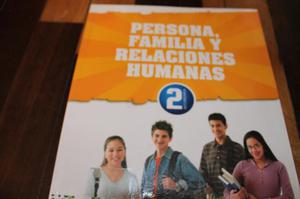 Persona,Familia y Relaciones Humanas2 de Sec