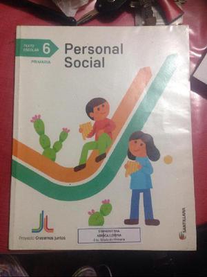 Texto Escolar Personal Social 6To Primar