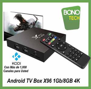Android Tv Box Smart Tv X96 Quad Core 1gb/8gb 4k