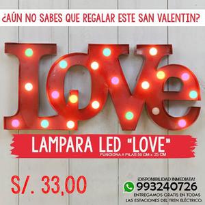 LAMPARA LED LOVE