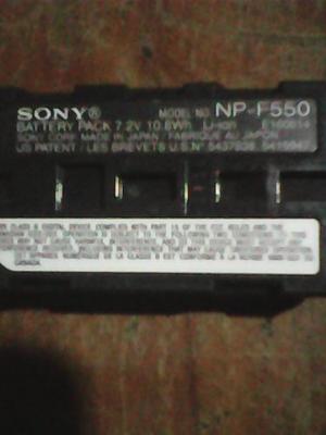 Bateria Sony Modelo Np F550 Para Filmadora Sony