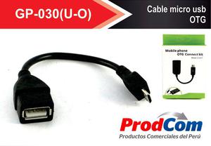 Cable Otg Usb A Micro Usb Samsung Huawei Alta Calidad En