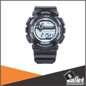 Ewtto - Reloj Digital C/ Alarma/cronometro - E Wallet Lima