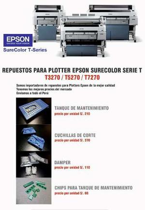 Plotter Epson T/t/t Cartuchos, Chips, Tintas
