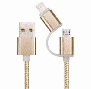 Super Cable Usb 2 en 1 iOS/Android