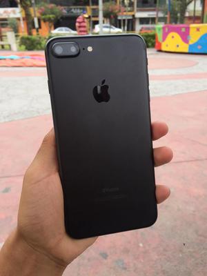 vendo iPhone 7 plus black mate de 32 gb