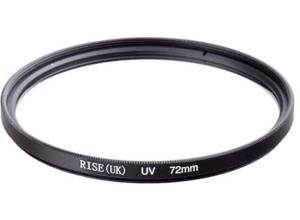 Filtro protector UV para lente de 72 mm.